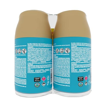 Glade Aromatizante para Hogar Automático Paraíso Azul, 2 Repuestos 270 ml