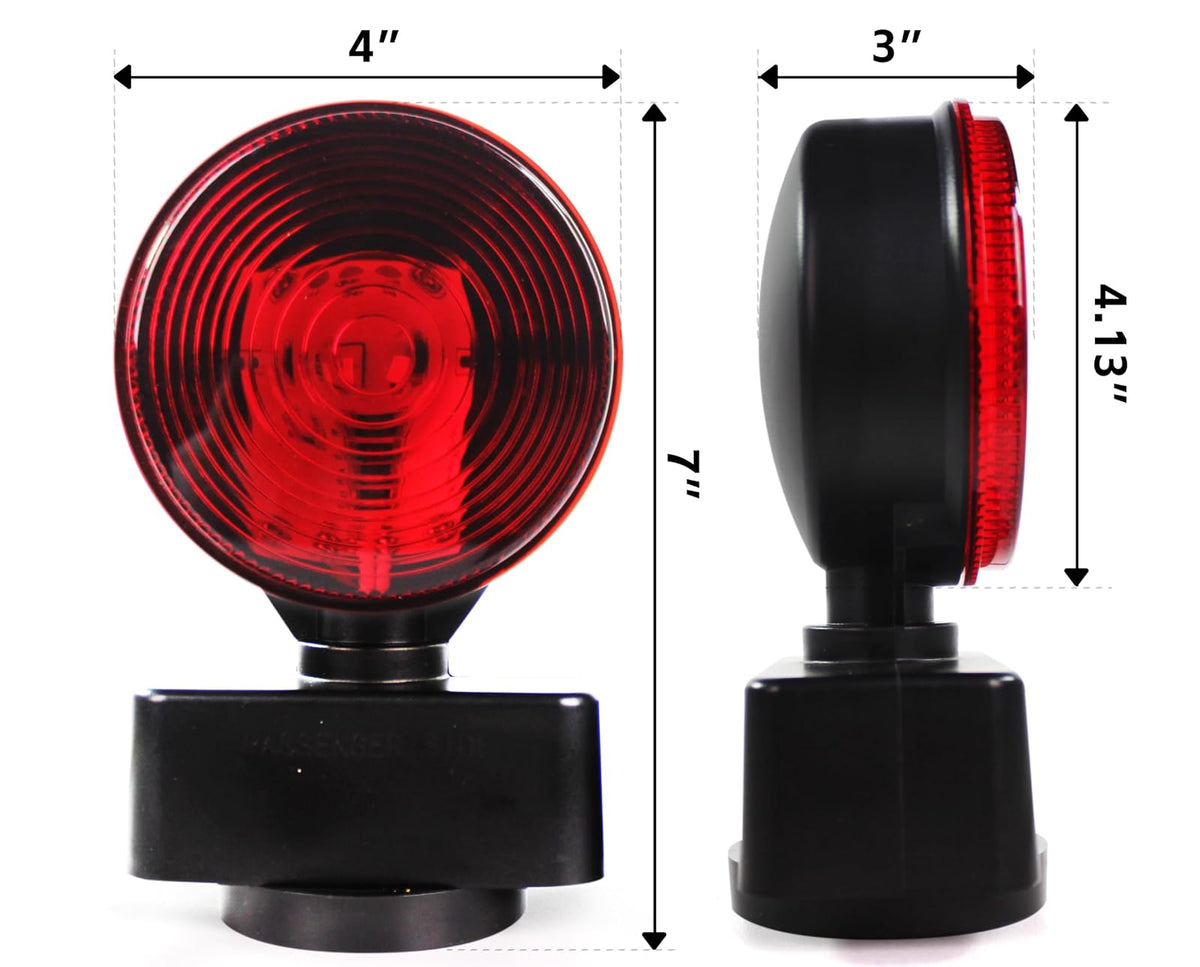 Maxxhaul Juego de Luces LED Magnéticas para Remolque DOT, Freno, Giro y Estacionamiento 50871
