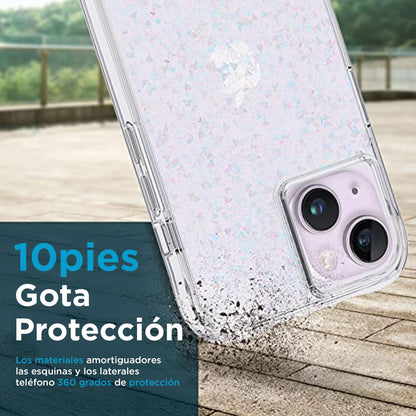 Case-Mate iPhone 14 Plus Case - Twinkle Diamond [10FT Drop Protection] [Compatible with MagSafe] Magnetic Cover with Cute Bling Sparkle for iPhone 14 Plus 6.7", Anti-Scratch, Shock Absorbent, Slim Fit
