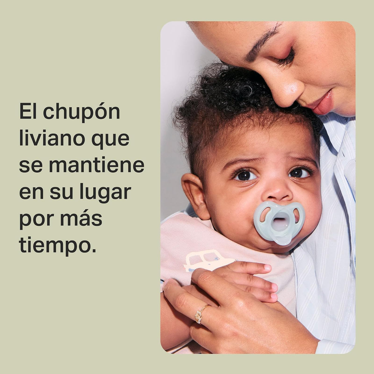 Tommee Tippee Chupón Ultra-Light, 0-6 Meses, Silicona, Paquete de 4 | Diseño Simétrico de Una Pieza, Chupón Libre de BPA, Rosa/Morado/Verde
