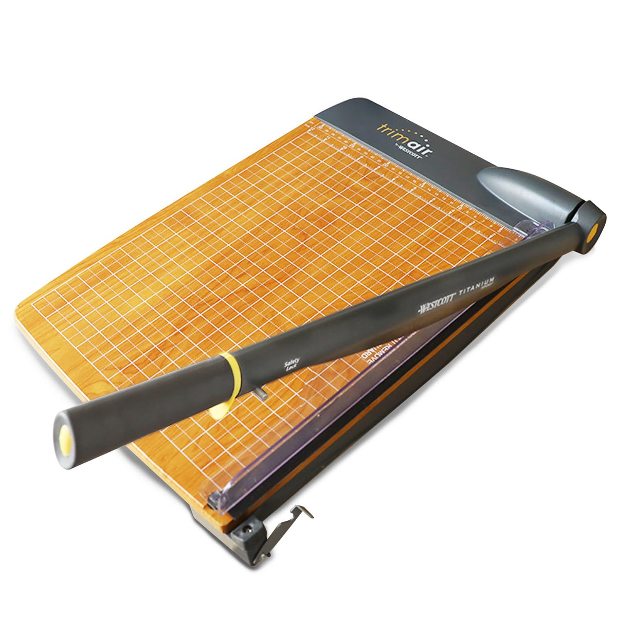 Westcott TrimAir Guillotina de Papel de Madera con Protección Antimicrobiana - 15" (38.1 cm), 25.63 x 14.25 x 3.50 cm