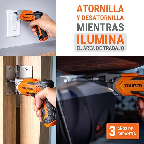 Truper DESI-36, Destornillador inalámbrico 3.6 V