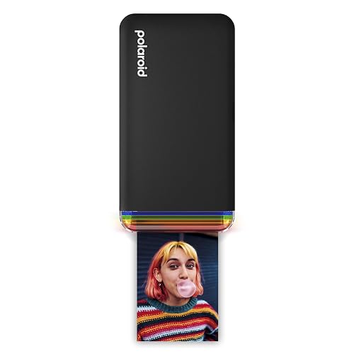 Polaroid Hi-Print 2nd Generation - Impresora portátil 2x3 conectada Bluetooth, Impresora de sublimación, Color Negro