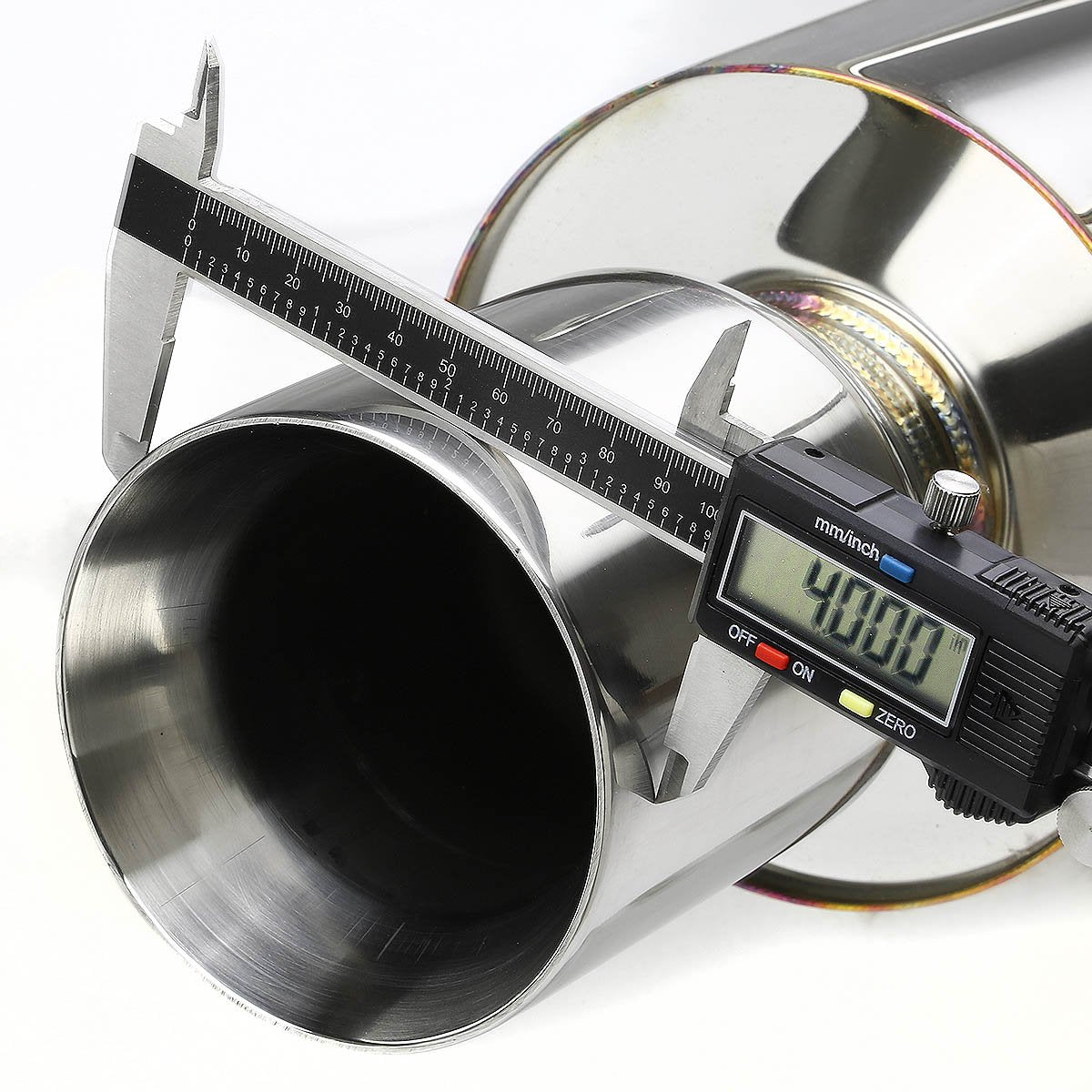 DNA Motoring CBE-HC922-NRT Sistema de Escape Trasero de Acero Inoxidable para Honda Civic 1992-2000