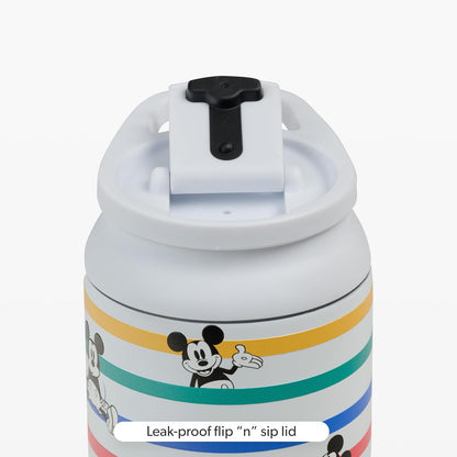 Igloo Mickey Stripe 16 onzas, vaso aislado de acero inoxidable