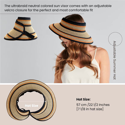 San Diego Hat Company Sombrero de Visera ultrabraid para Mujer