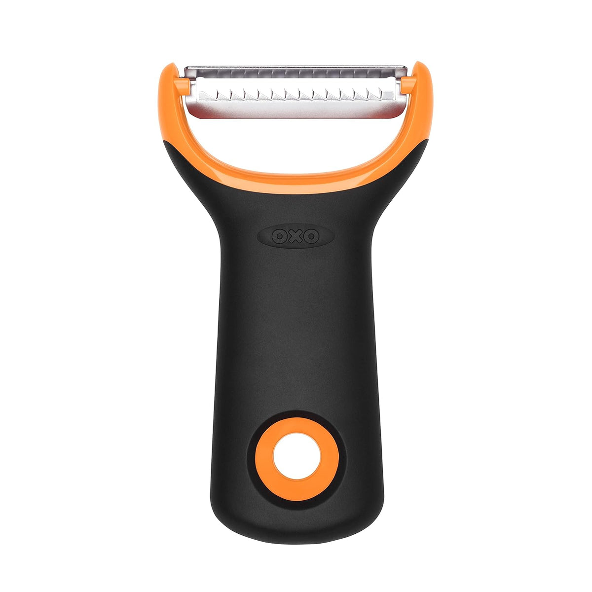 OXO Good Grips Pelador de Cocina Acero Inoxidable - Pelador en Y, Julienne - Pelador de preparación de maíz