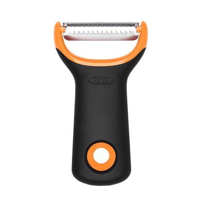 OXO Good Grips Pelador de Cocina Acero Inoxidable - Pelador en Y, Julienne - Pelador de preparación de maíz