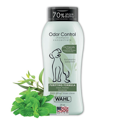 Wahl Champú para Mascotas, Fórmulas Naturales - Odor - Dog - Pet Odor Shampoo