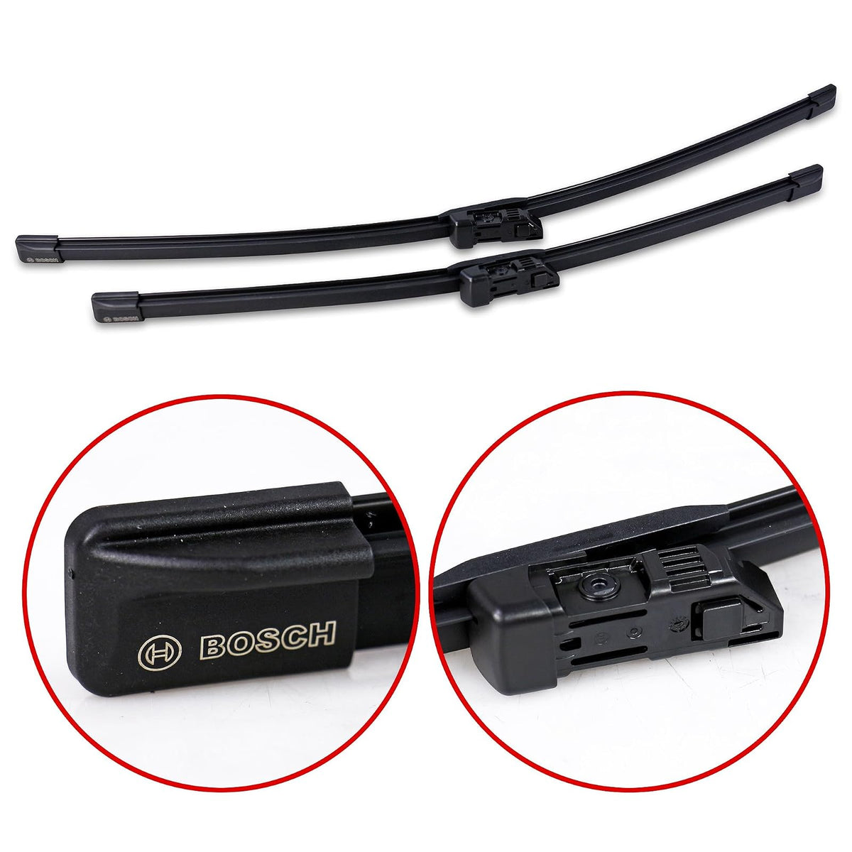 Bosch Aerotwin Limpiaparabrisas de Repuesto OEM Top Lock 3397118979, 24+19 in