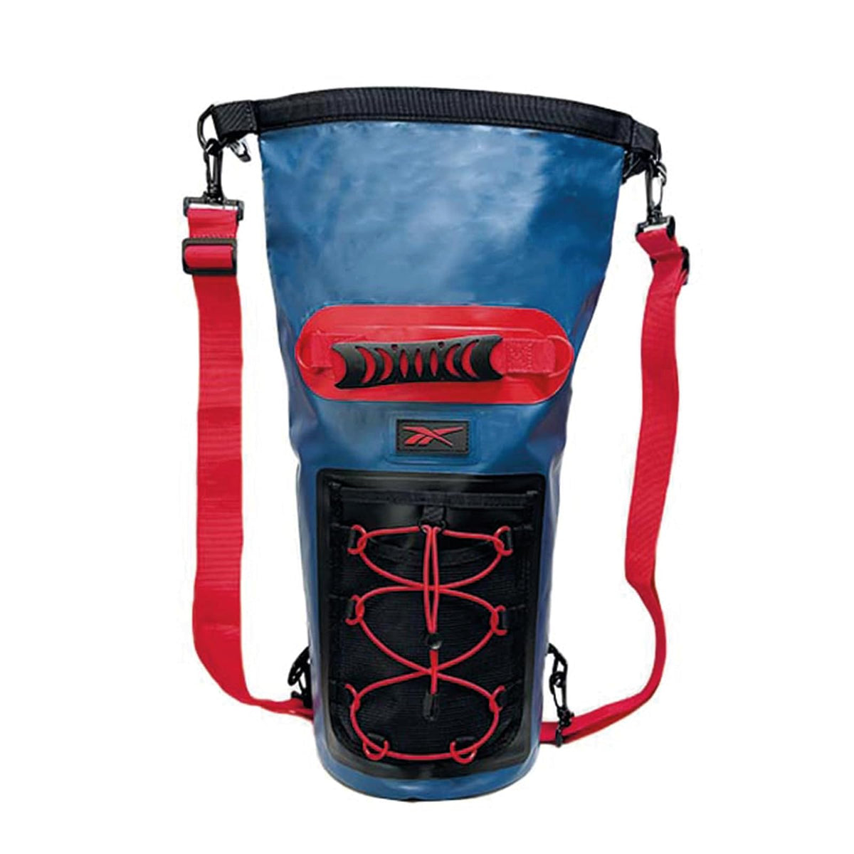 Reebok - Dry Bag, Capacidad de 10 litros, Color Azul/Rojo