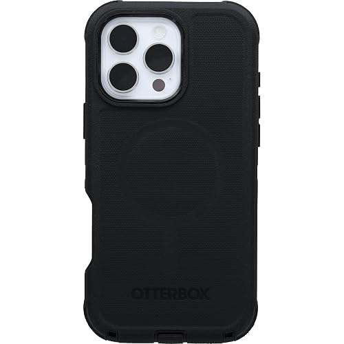 OtterBox - Funda para iPhone 16 Pro Max Defender Series, color negro