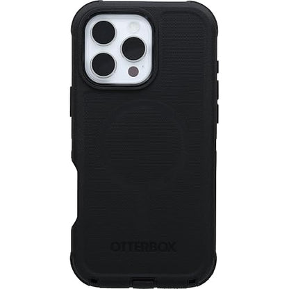 OtterBox - Funda para iPhone 16 Pro Max Defender Series, color negro