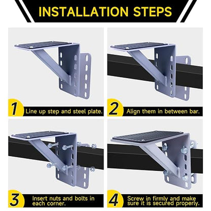 MaxxHaul 70089 Steel Trailer Step