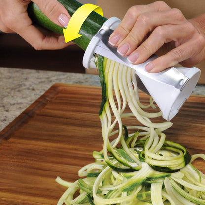 Veggetti - Cortador de Verduras en Espiral, Hace Pasta Vegetariana, Amarillo