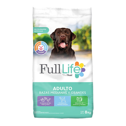 Alimento seco para Perro FullLife Adulto 8KG