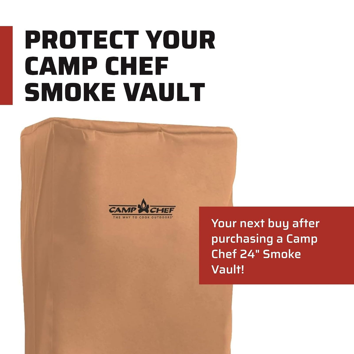 Camp Chef - Cubierta para bóveda de Humo para bóveda de Humo de 24 Pulgadas, Cocina al Aire última intervensión, 24 Pulgadas