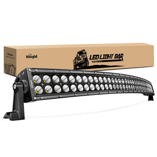 Nilight - Barra de Luces LED Curvada 312 W 137 cm, luz de conducción, luz de Niebla, 2 años de garantía