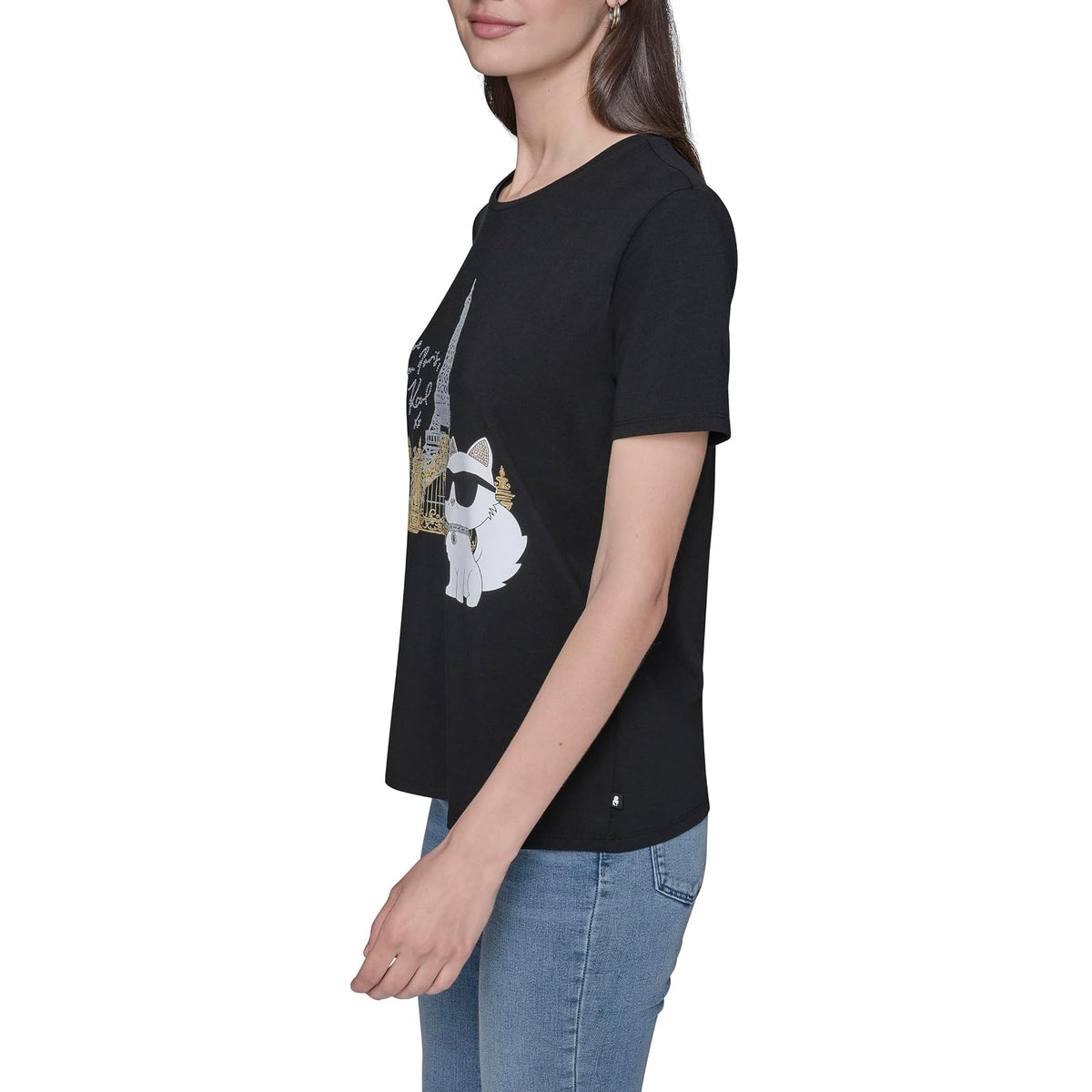 Karl Lagerfeld - Playera de Manga Corta