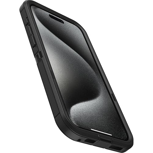 OtterBox - Funda para iPhone 15 Pro MAX (Solamente) Defender Series XT, Color Negro, sin visualización, Resistente, se Ajusta a MagSafe, Accesorio de cordón