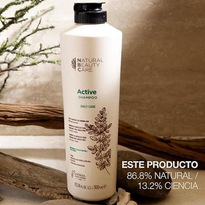 NATURAL BEAUTY CARE Active Shampoo Anticaída Cabello Refrescante 300 ml