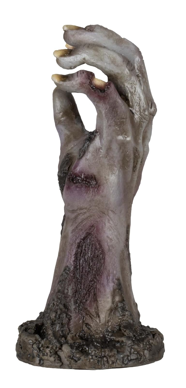 Ghoulish Productions Decoración De Látex Purple Risen Hands, Decoración De Mano Zombie, Adorno Halloween Zombie, Figura Terrorifica para Jardín