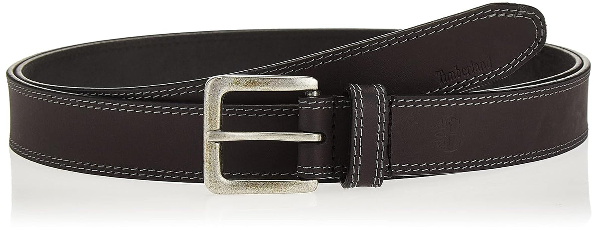 Timberland Cinturón de piel para botas de 35 mm Cinturón para hombre