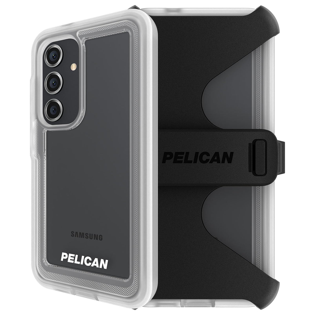 Pelican Voyager - Funda para Samsung Galaxy S24 Plus [6.7 Pulgadas] [Protección contra caídas MIL-STD de 16.5 pies] [Carga inalámbrica] Funda para teléfono Samsung Galaxy S24 Plus con Soporte para