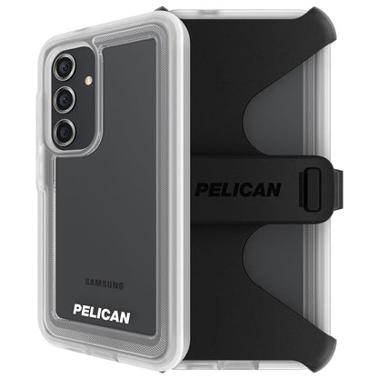Pelican Voyager - Funda para Samsung Galaxy S24 Plus [6.7 Pulgadas] [Protección contra caídas MIL-STD de 16.5 pies] [Carga inalámbrica] Funda para teléfono Samsung Galaxy S24 Plus con Soporte para