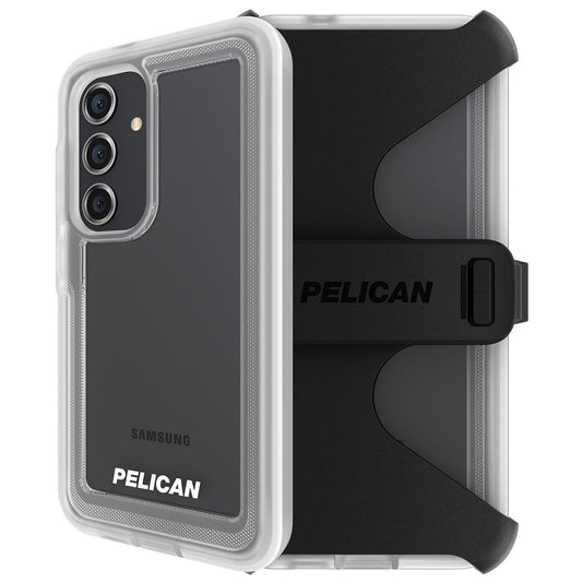 Pelican Voyager - Funda para Samsung Galaxy S24 Plus [6.7 Pulgadas] [Protección contra caídas MIL-STD de 16.5 pies] [Carga inalámbrica] Funda para teléfono Samsung Galaxy S24 Plus con Soporte para