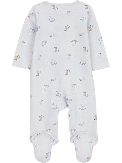 Simple Joys by Carter's 2-way Zip Thermal Footed Sleep and Play, Pack of 2 Dormir y jugar Bebé-Niñas