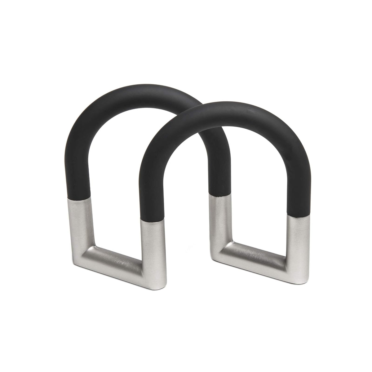 Umbra Swivel Servilletero de Mesa Flexible de Metal Antideslizante para Cocina y Comedor, Plateado