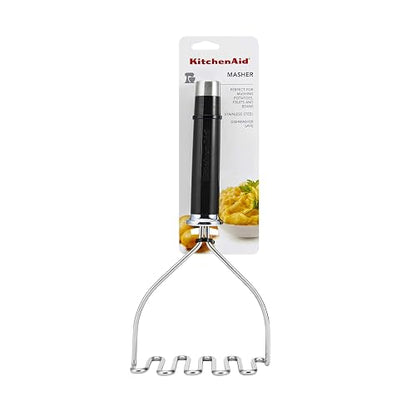 KitchenAid Gourmet - Triturador de alambre de acero inoxidable, 10.24 pulgadas, color negro