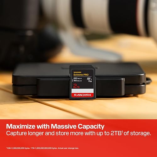 SANDISK - Tarjeta SD Extreme Pro SD UHS-I de 64 GB, hasta 200 MB/s de | Tarjeta SDXC UHS-I U3 con velocidad de lectura de 200 MB/s y capacidad de 64 GB para video 4K, fotografía en ráfaga y