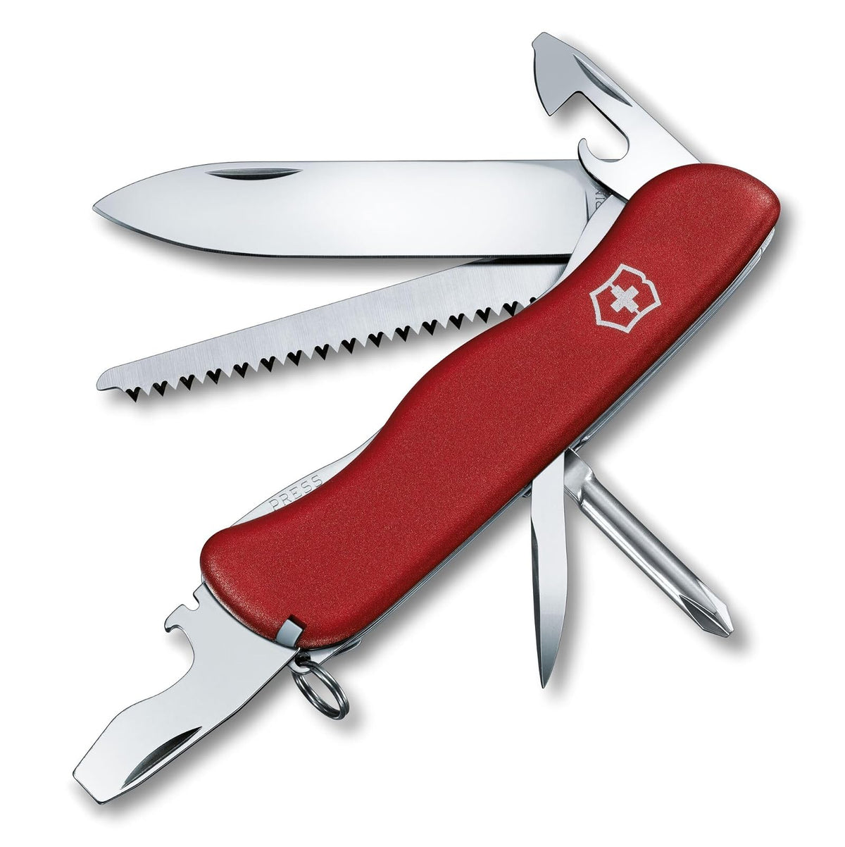 Victorinox Navaja Trailmaster, Roja, 111 Milímetros, 12 Usos, Pack of 1