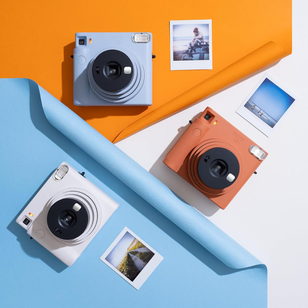 Fujifilm Cámara Instax Square SQ1 Naranja