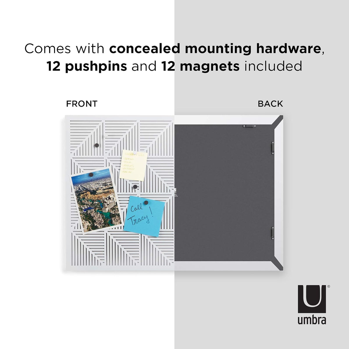 umbra Trigon Bulletboard, Blanco