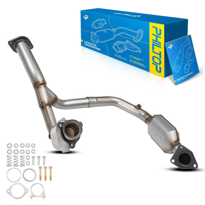 PHILTOP - Kit de convertidor catalítico compatible con Chevrolet, GMC 2007-2008 Silverado/Sierra/Suburban 1500, Tahoe/Avalanche/Yukon/Yukon XL 1500 4.3/4.8/5.3/6.0L Reemplazo# 50469 (compatible con