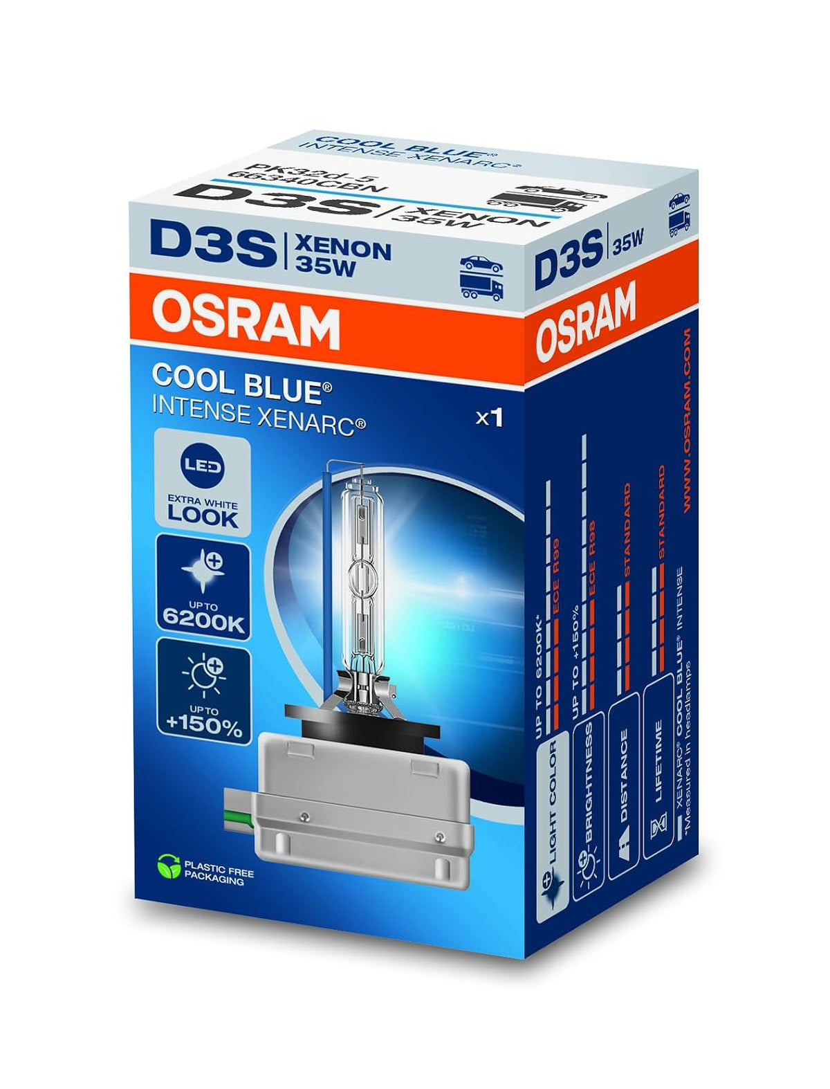 Osram 66340CBN Foco Principal D3S Cool Blue Intense Xenarc