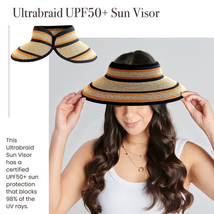 San Diego Hat Company Sombrero de Visera ultrabraid para Mujer