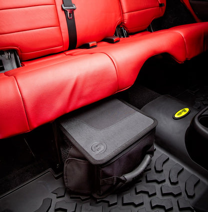 Bestop Organizador de Asiento Inferior 5413135 para Jeep Wrangler, Negro Diamond