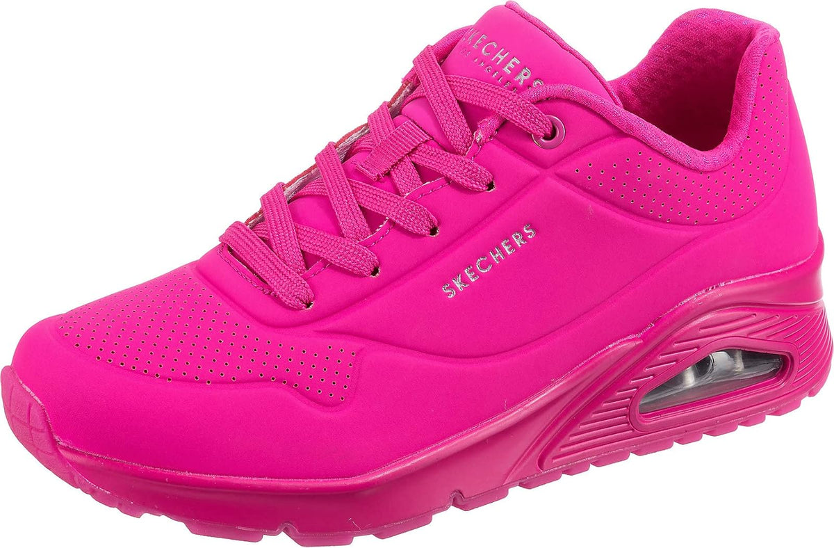 Skechers Uno Stand on Air Tenis Casuales para Mujer - 26.5 cm - Hot Pink