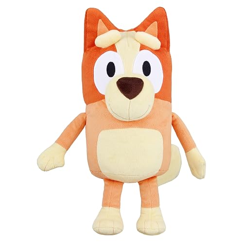 Bluey - Peluche de Bingo de 16 Pulgadas - Compañero de Tiempo de Juego y Siesta, tamaño Jumbo, Materiales Suaves de Lujo, abrazables, Mejor Amigo