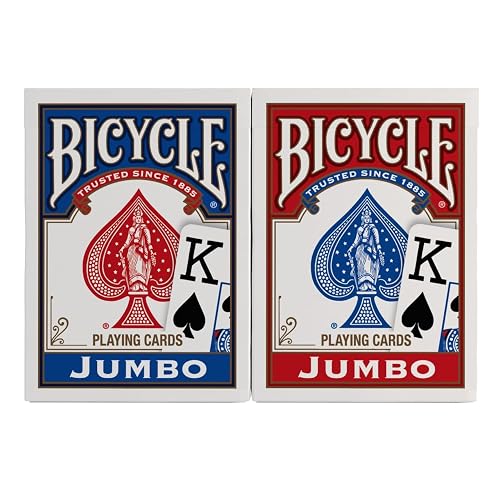 Bicycle Cartas, índice Jumbo, Paquete de 2