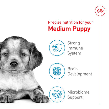 Royal Canin Size Health Nutrition Medium Puppy dry dog food, 17-Pound