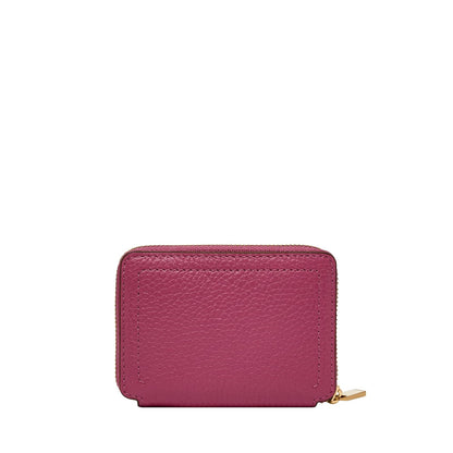 Tarjetero Fossil SL10045658 de piel en color rosa para mujer