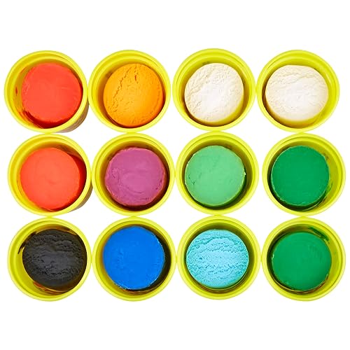 Play-Doh Pack 12 Latas de Masa Moldeable, con colores inspirados en el invierno, masa para moldear para niños y niñas a partir de 2 años de edad