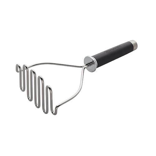 KitchenAid Gourmet - Triturador de alambre de acero inoxidable, 10.24 pulgadas, color negro