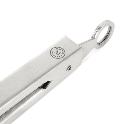 Martha Stewart Richburn - Juego de 2 pinzas (12 y 9 pulgadas), acero inoxidable
