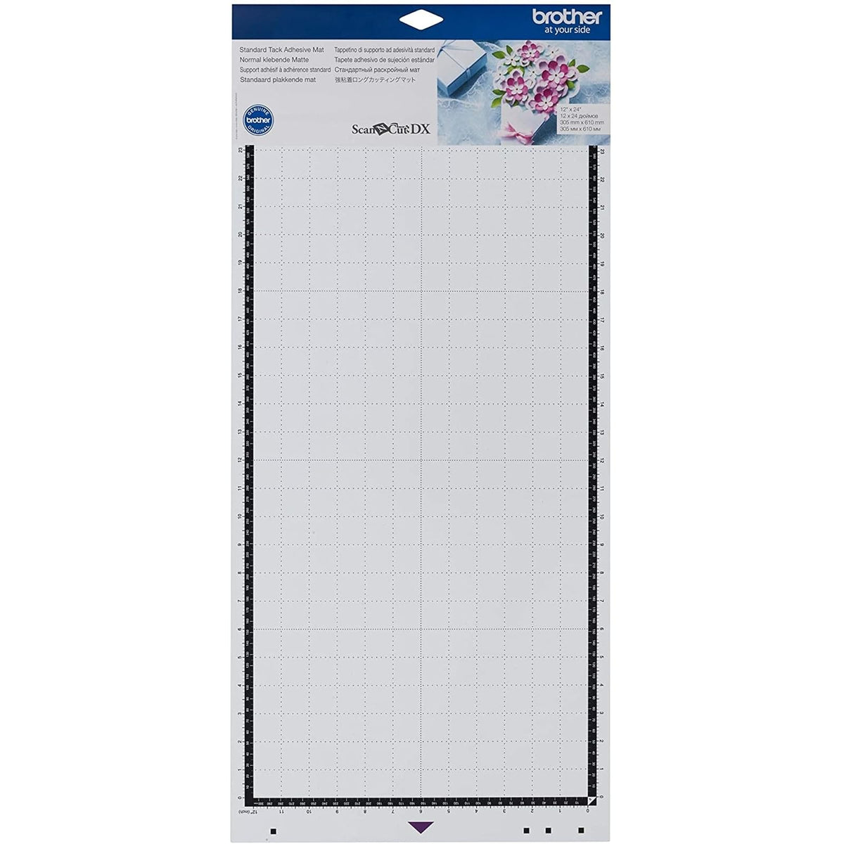 Brother Tapete Adhesivo Standard Tack para Máquina ScanNCut DX - Tack estándar de 12 x 24 pulgadas - calcomanía